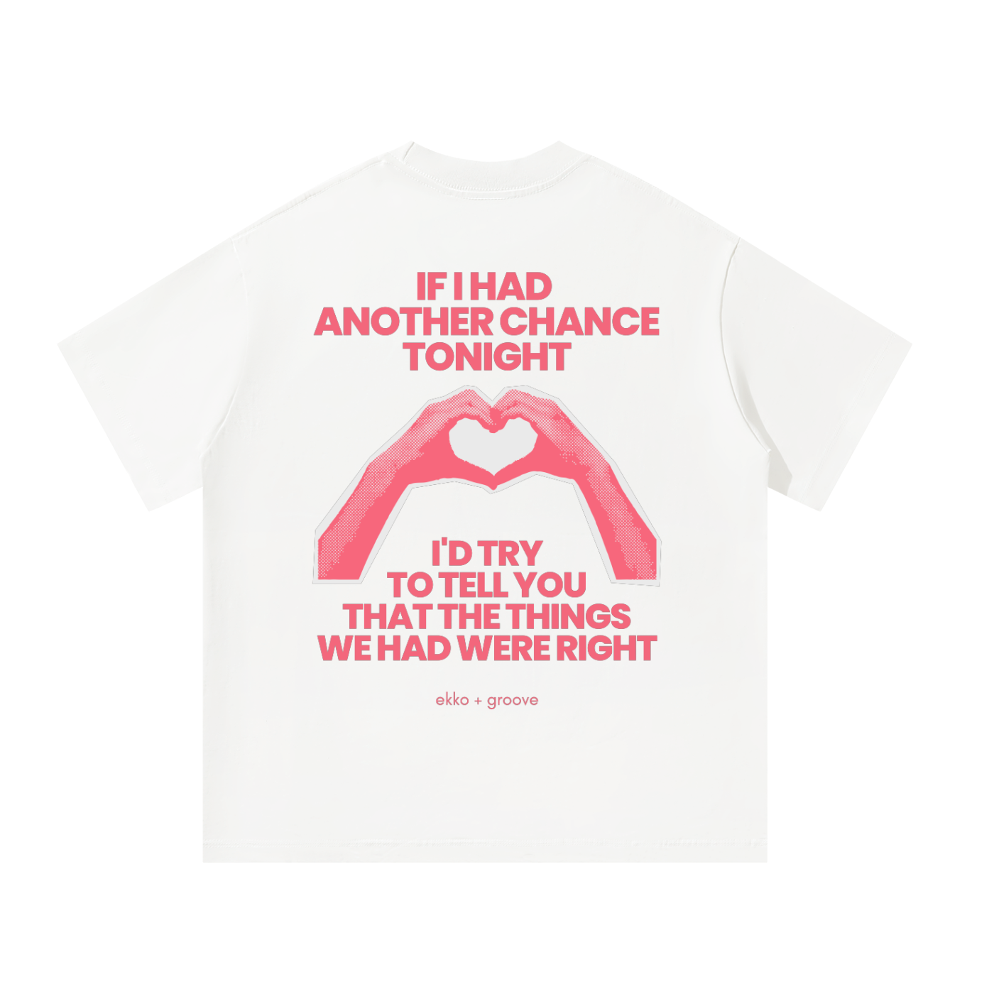 Another Chance / Roger Sanchez Inspired Oversized Unisex Tee [Rear Print]