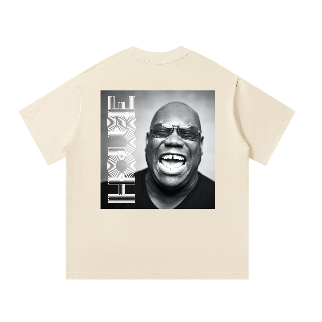 Carl Cox Monochrome Unisex Oversized Tee (Light)
