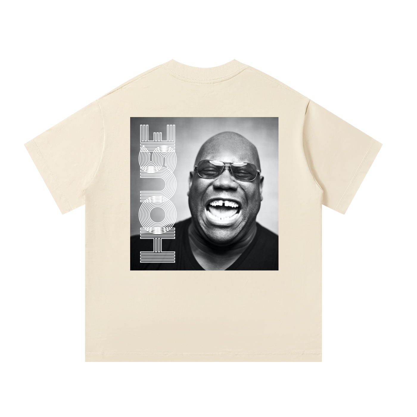Carl Cox Monochrome Unisex Oversized Tee (Light)