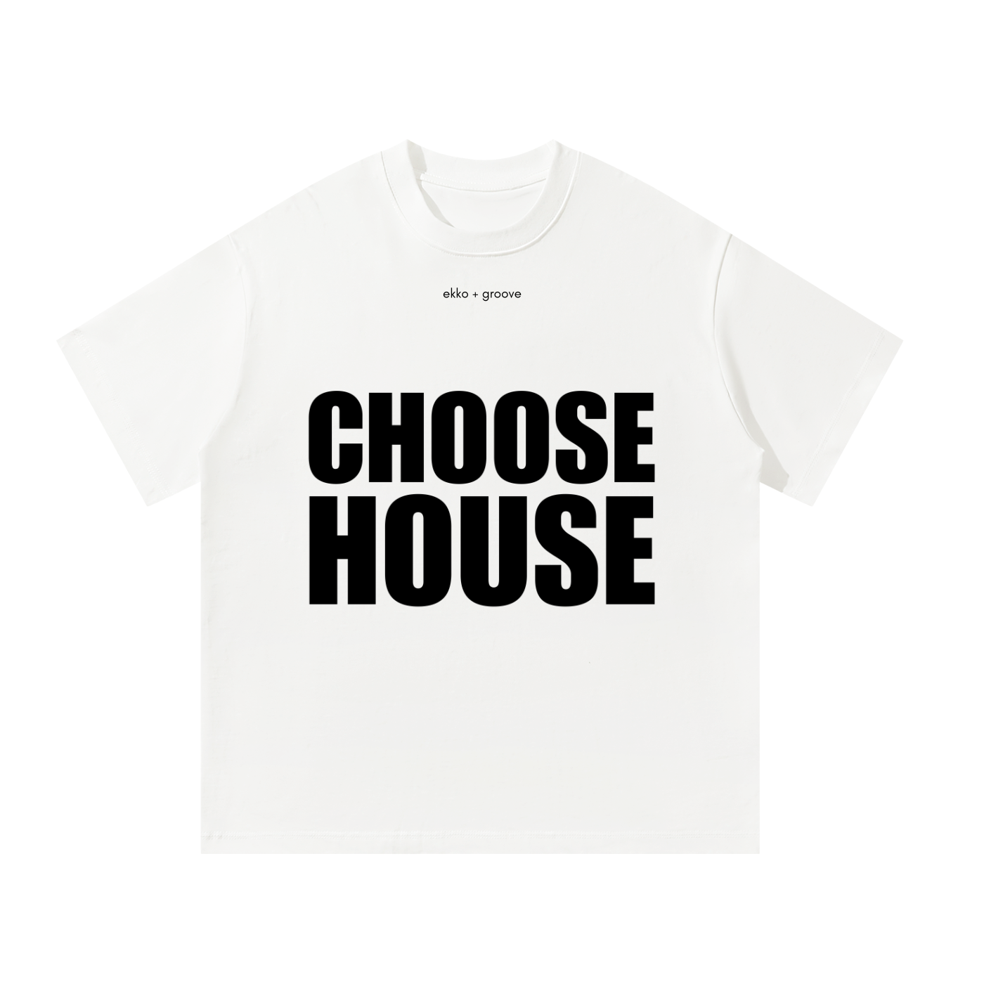 Choose House Unisex Oversized Tee [Front Print]