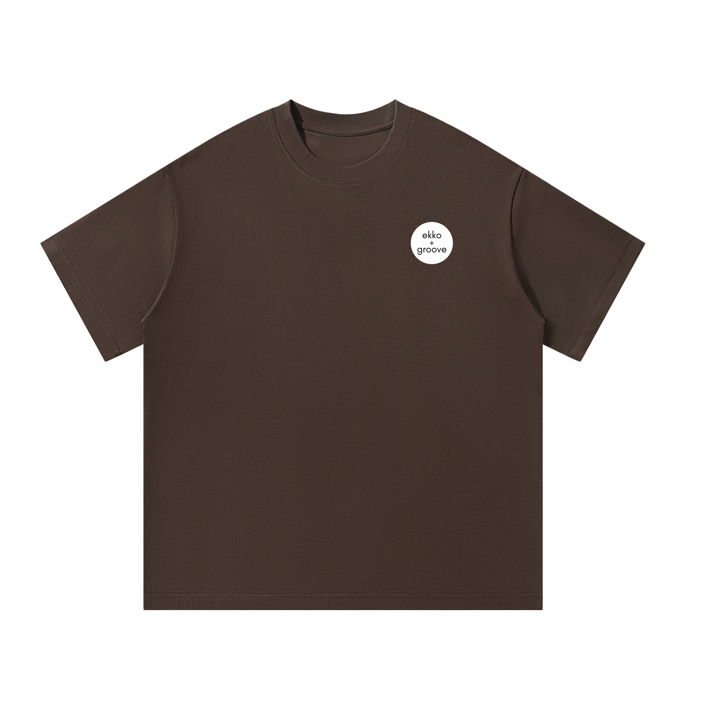 ekko + groove Logo only Unisex Oversized Tee