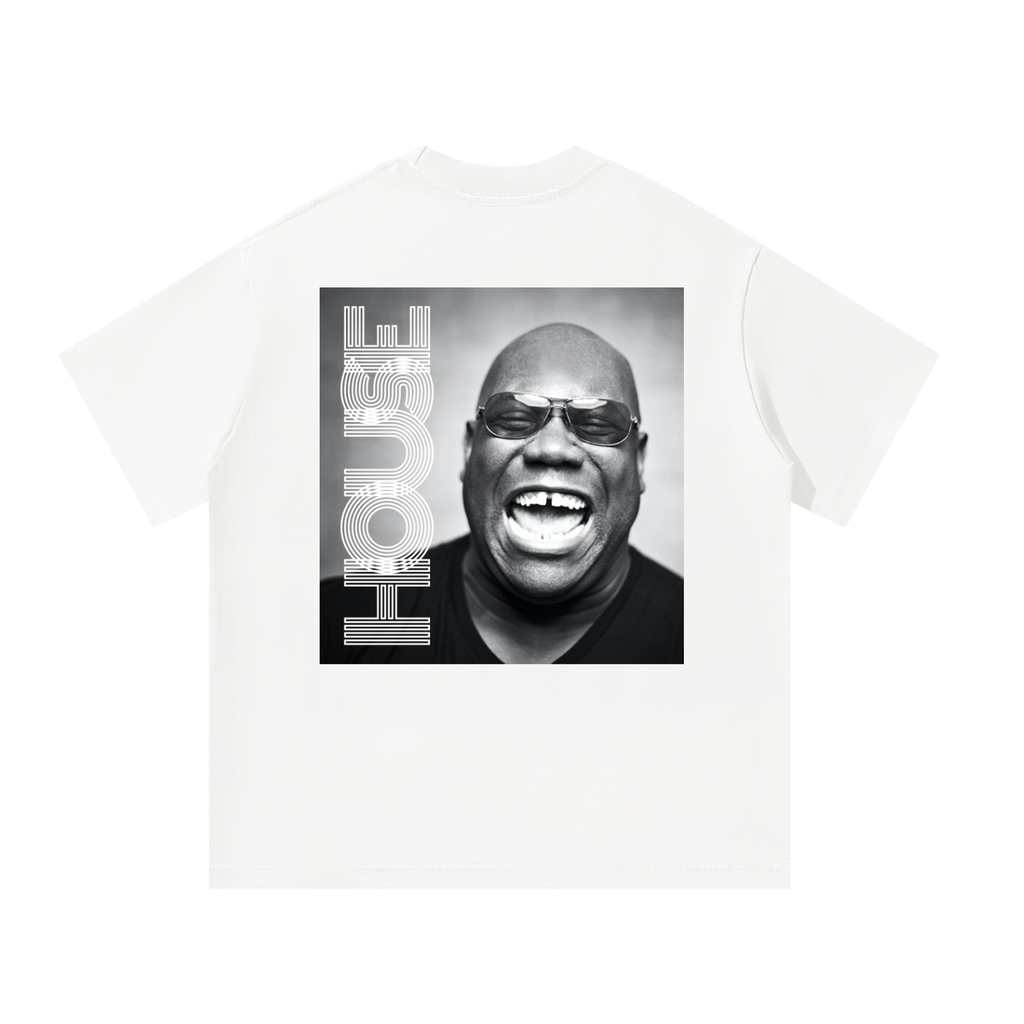 Carl Cox Monochrome Unisex Oversized Tee (Light)