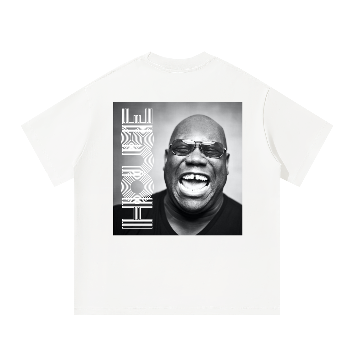 Carl Cox Monochrome Unisex Oversized Tee (Light)