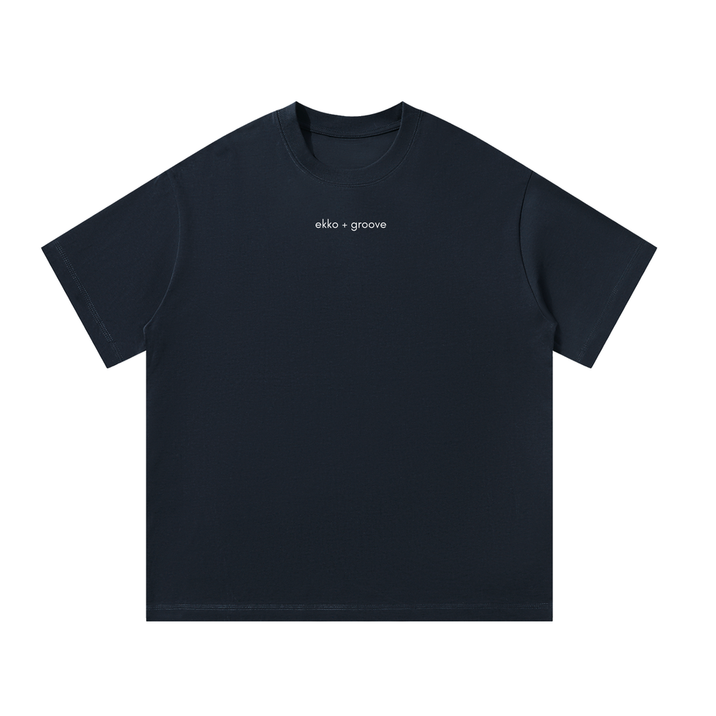 'This Is My House' Waveform Unisex Oversized Tee [Rear Print]