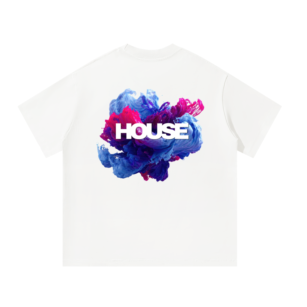 House Music Cloud Unisex Oversized Tee