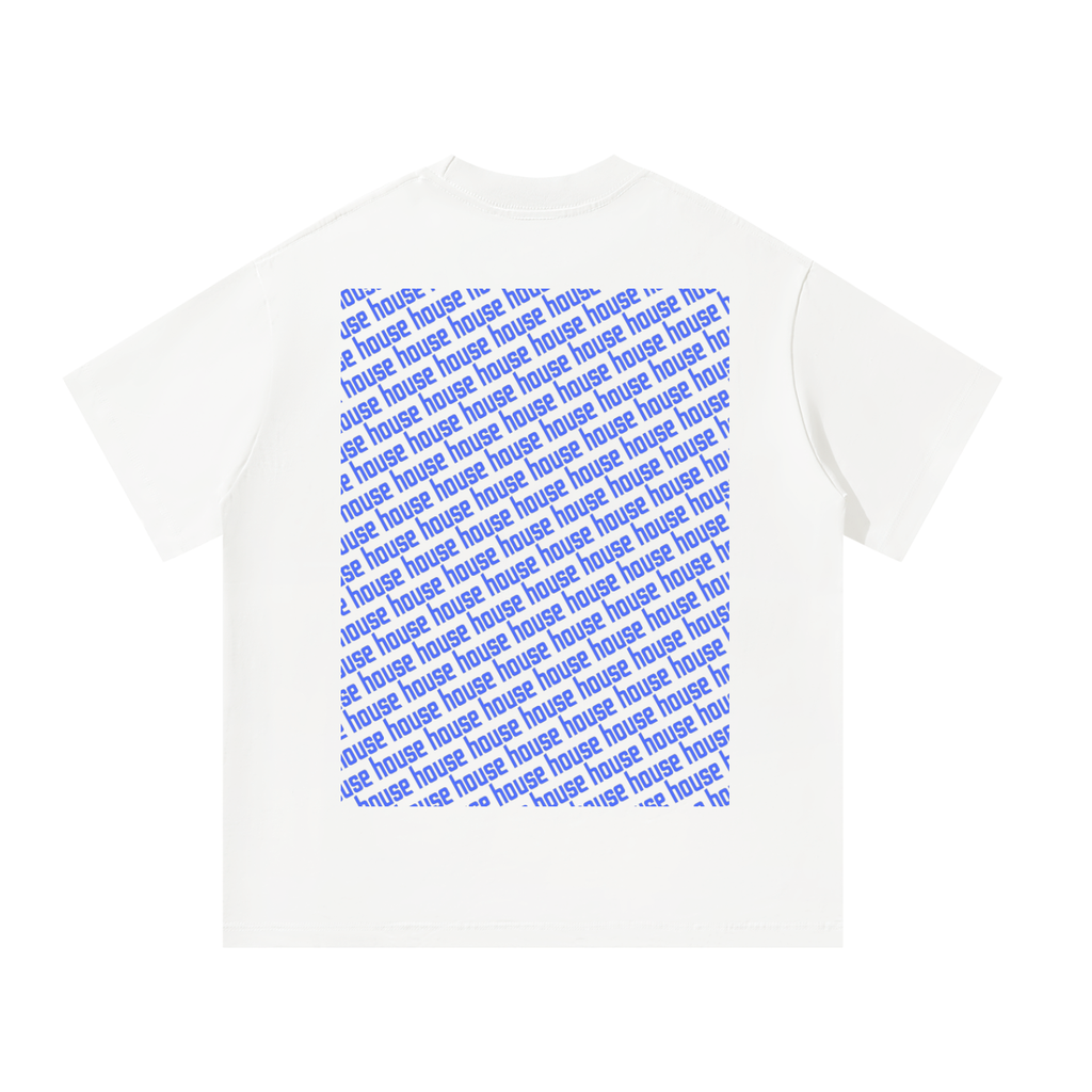 Colourful House Unisex Oversized Tee [Rear Print]