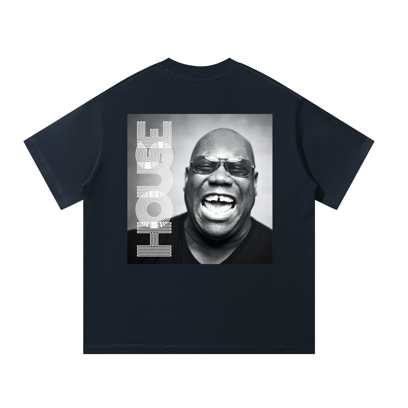 Carl Cox Monochrome Unisex Oversized Tee (Dark)