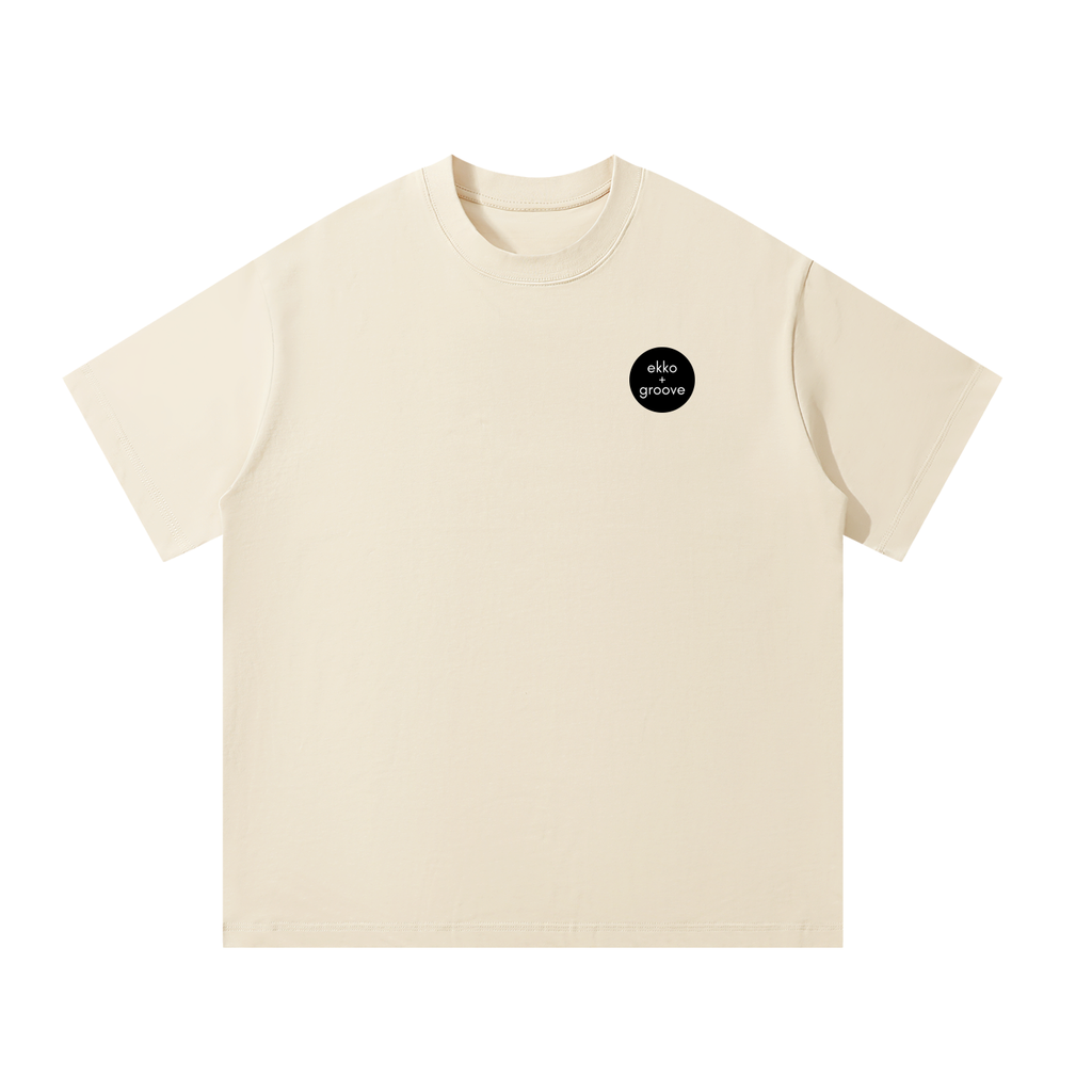 'House (Music)' Definition Unisex Oversized Tee [Rear Print]