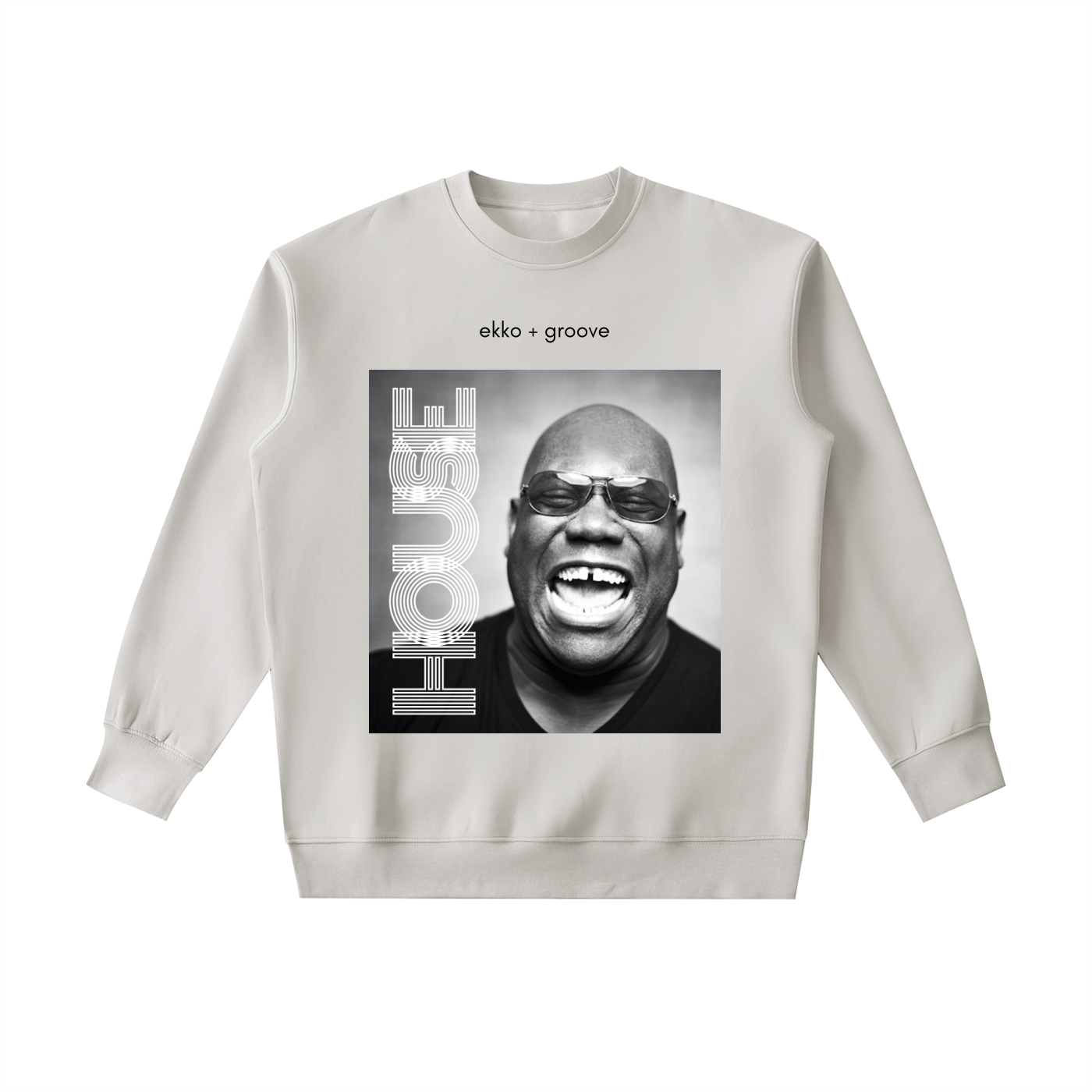Carl Cox Inspired Unisex Crewneck Sweatshirt [Front Print]