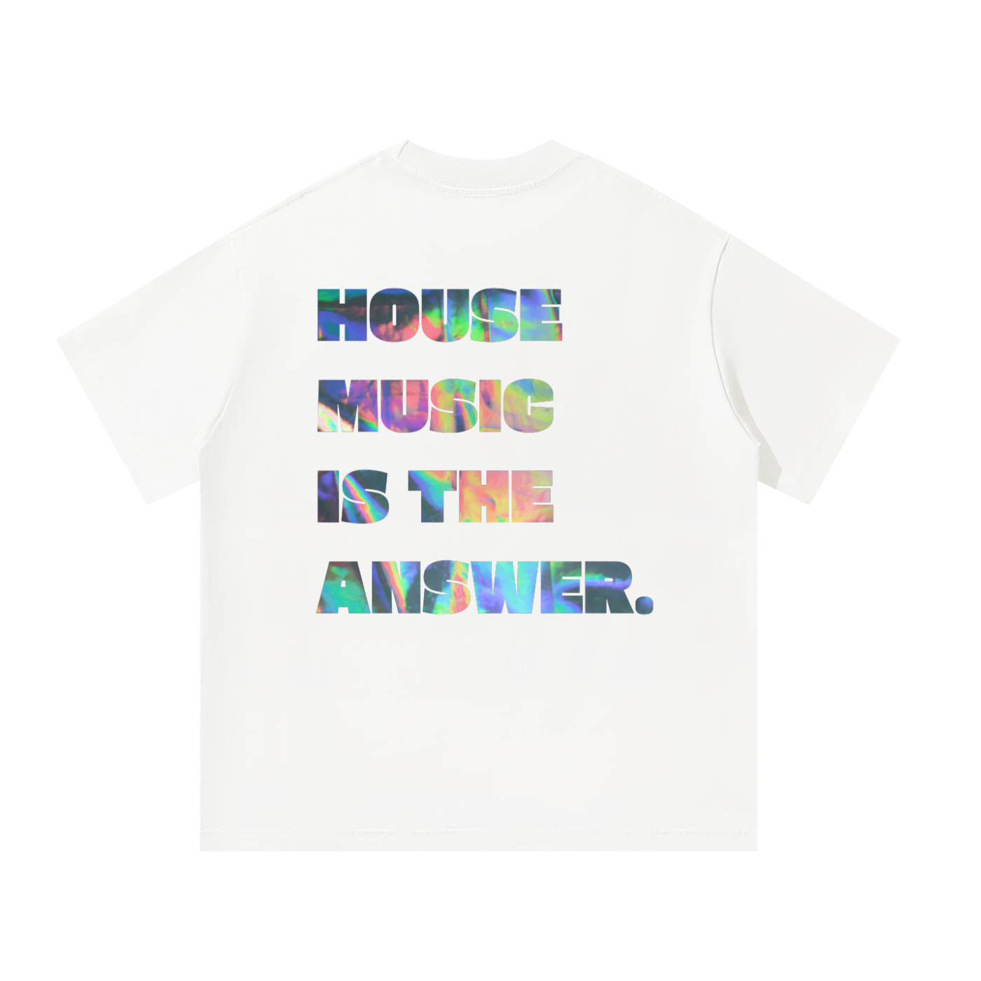 House Music is the Answer Unisex Oversized Tee