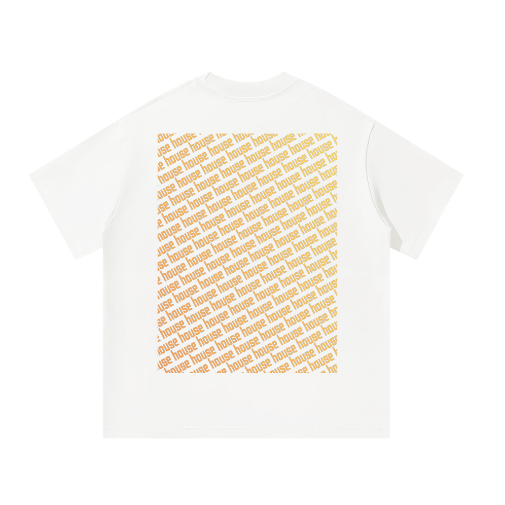 Colourful House Unisex Oversized Tee [Rear Print]