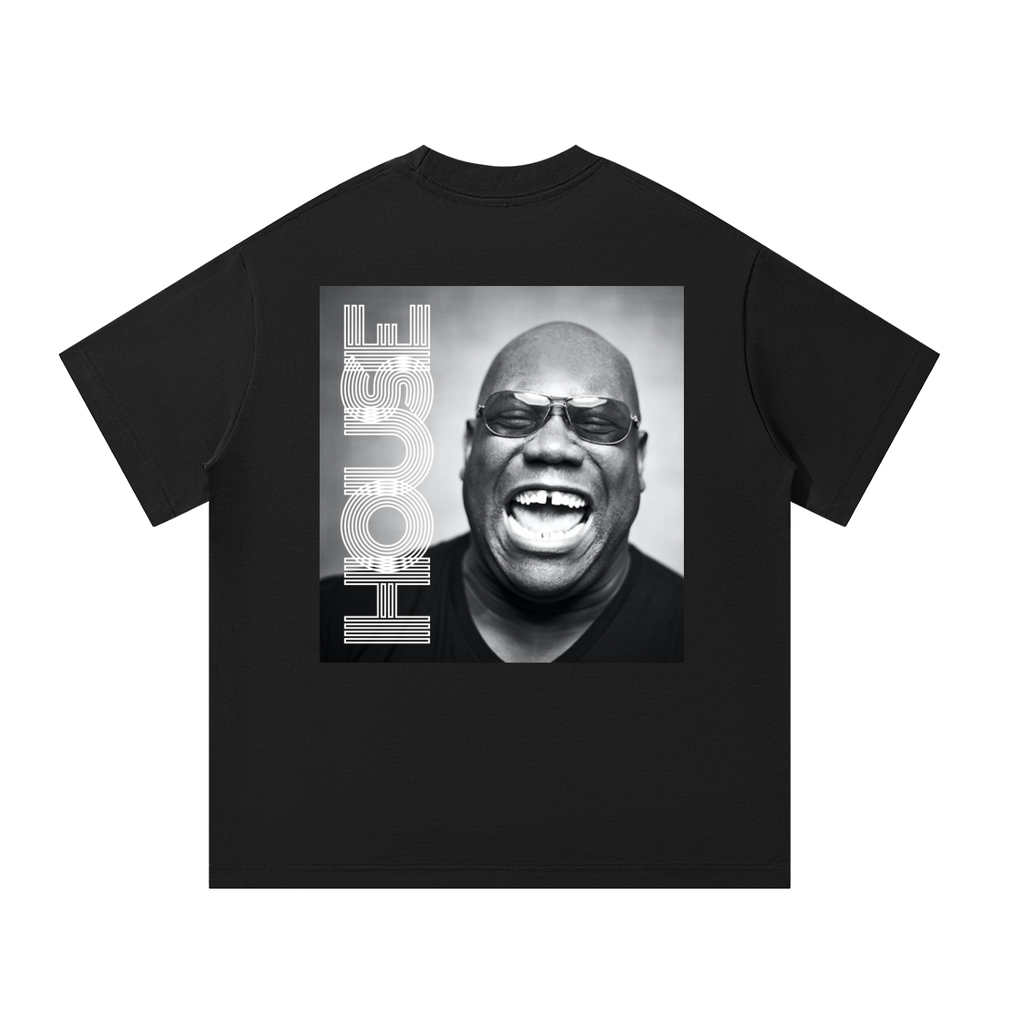 Carl Cox Monochrome Unisex Oversized Tee (Dark)