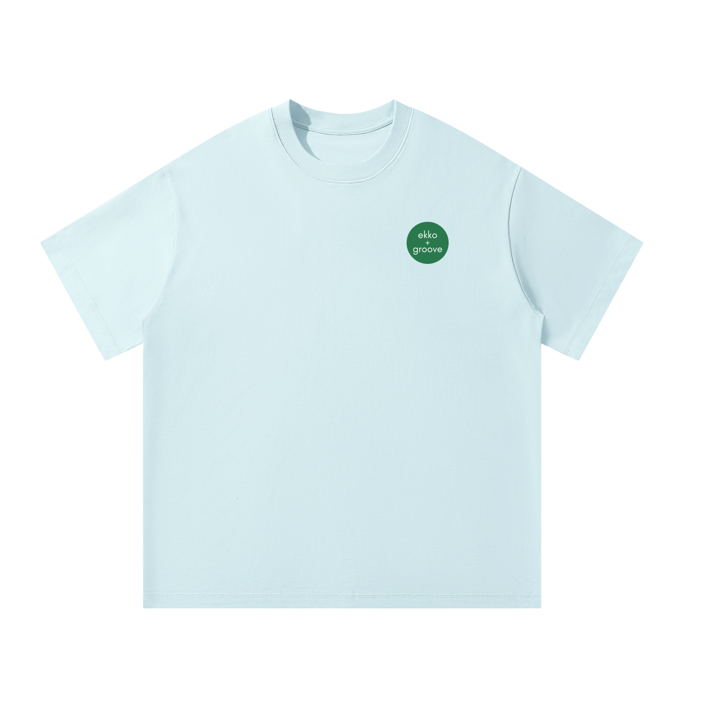 ekko + groove Logo only Unisex Oversized Tee