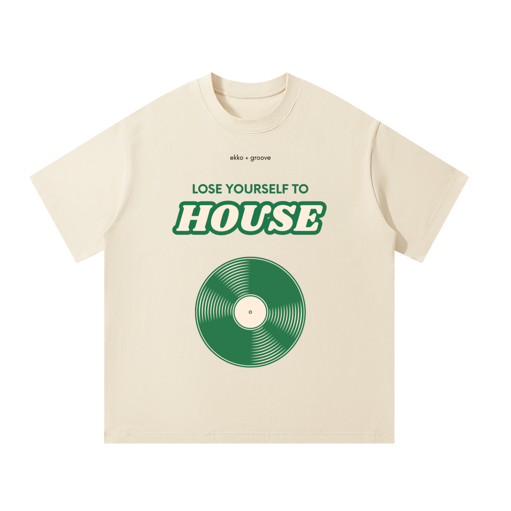 'Lose Yourself To House' Unisex Oversized Tee