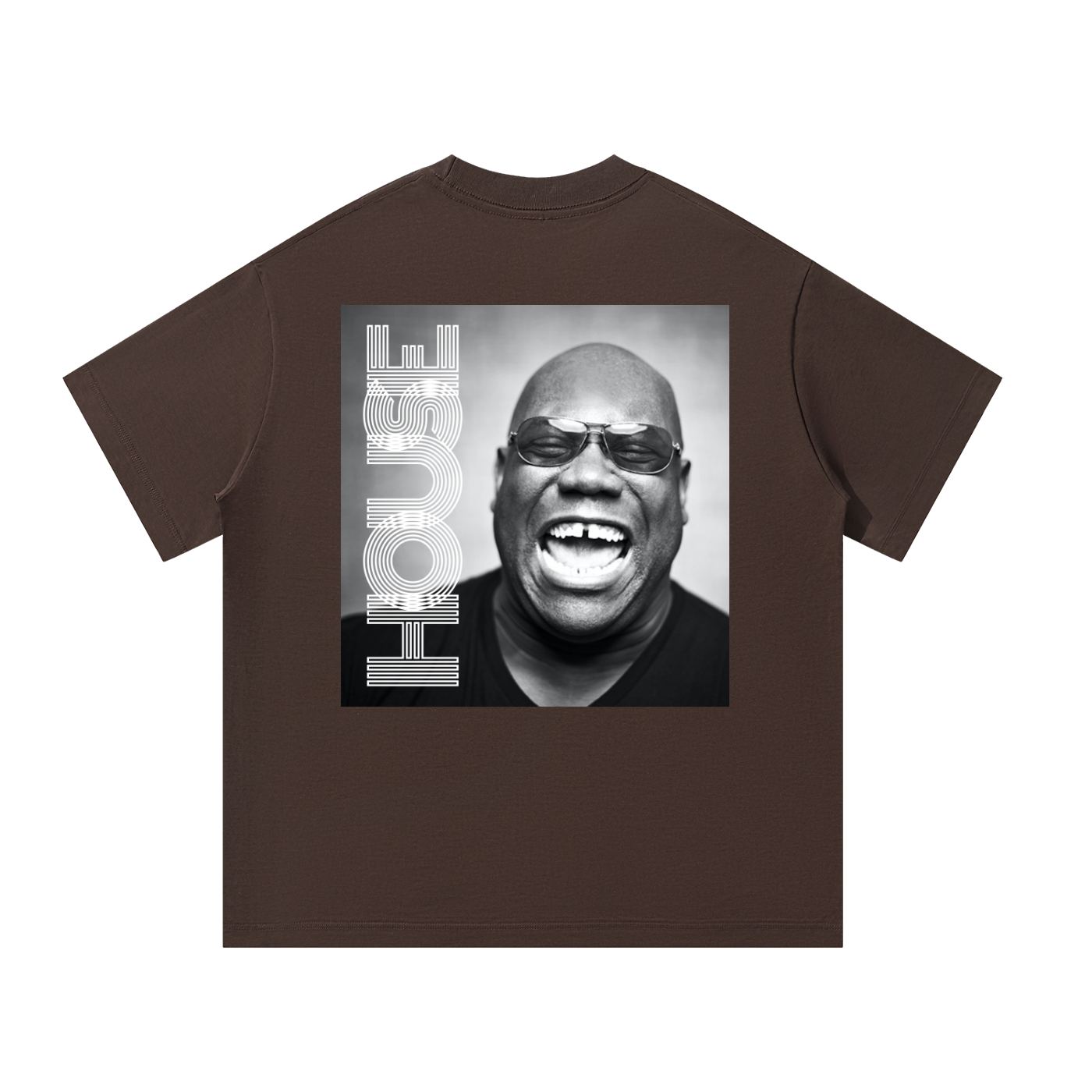 Carl Cox Monochrome Unisex Oversized Tee (Dark)