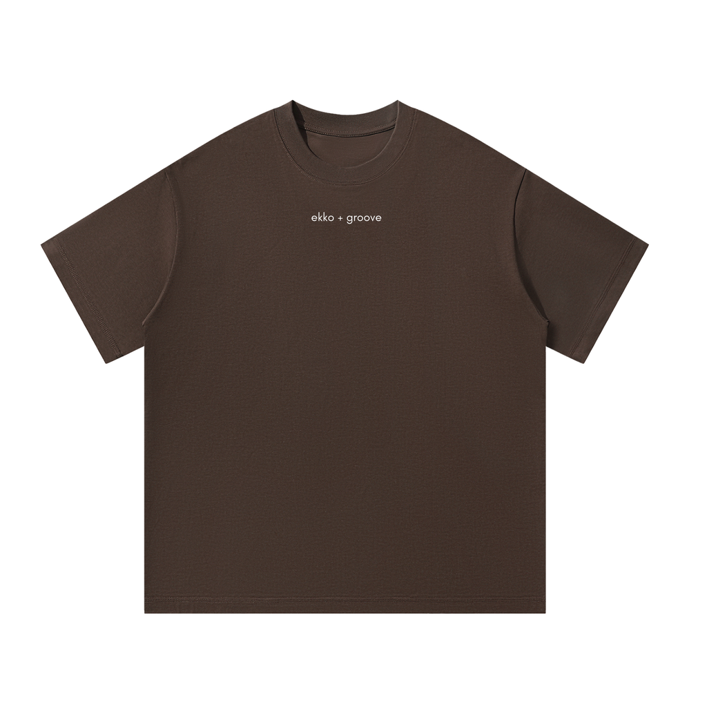 Carl Cox Monochrome Unisex Oversized Tee (Dark)