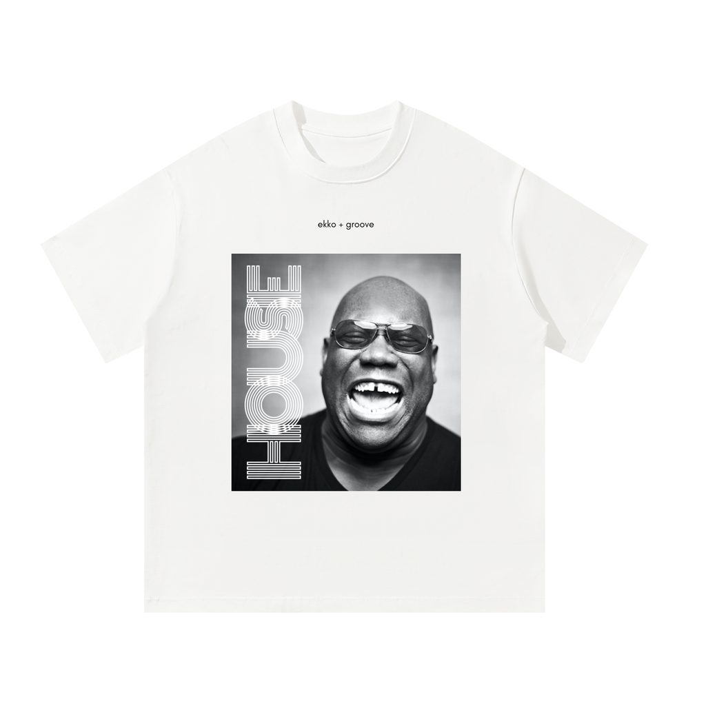 Carl Cox Monochrome Unisex Oversized Tee (Light)
