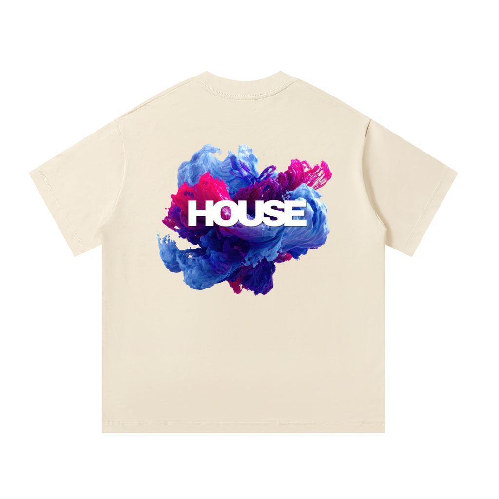 House Music Cloud Unisex Oversized Tee