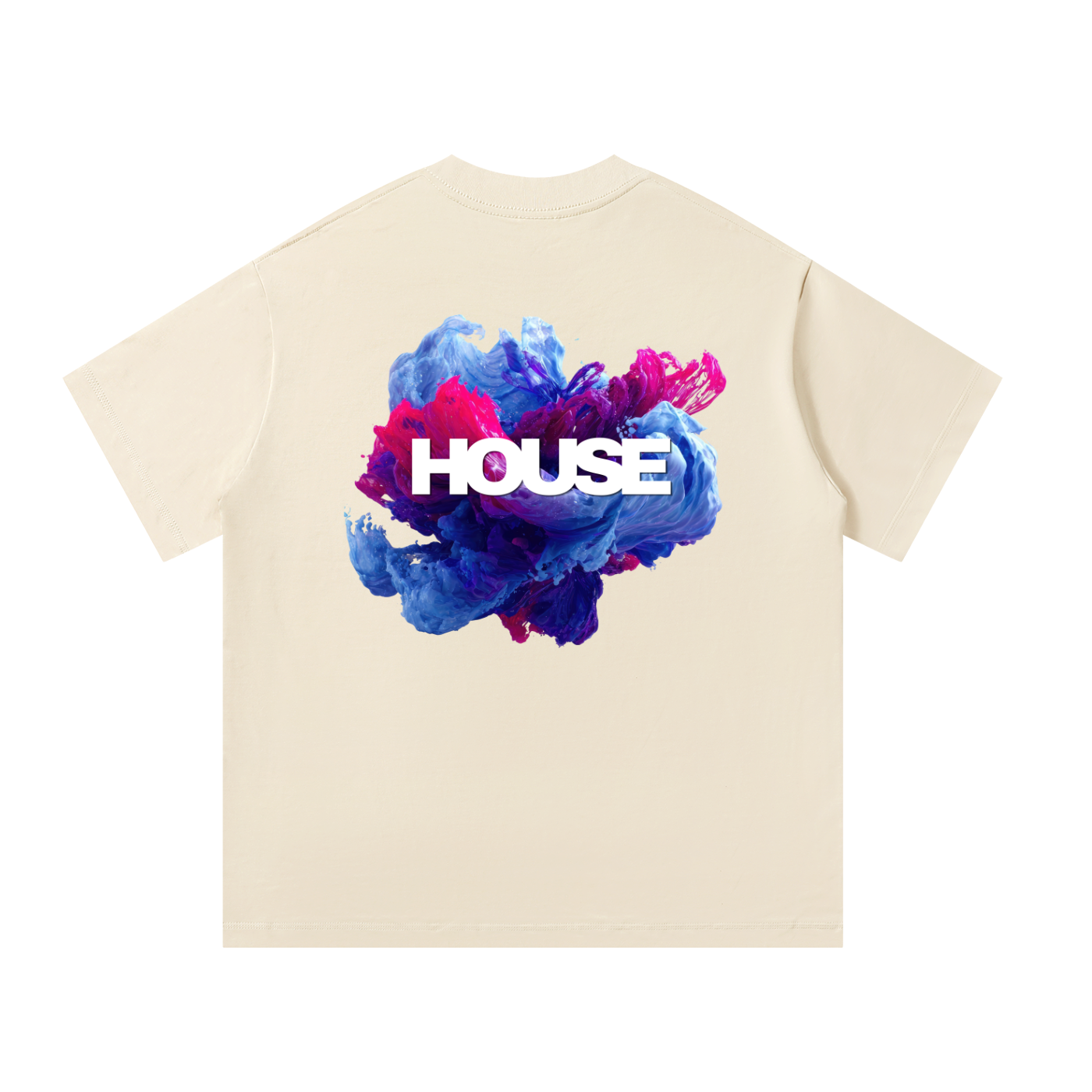 House Music Cloud Unisex Oversized Tee